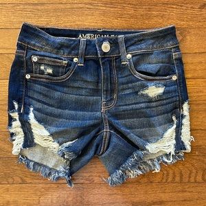 NWT American Eagle Next Level Stretch Jean Shorts Size 6